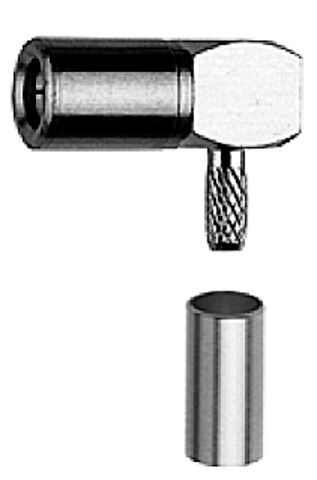 SMB-Buchse Rundkabel 50Oh Winkelsteck