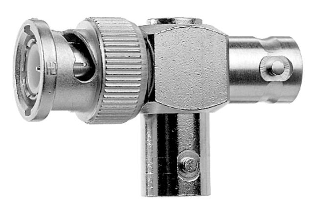 Koax-Kupplung BNC Stecker/Buchse 75Ohm T-Stück