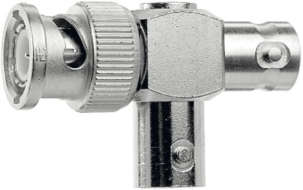 Koax-Kupplung BNC Stecker/Buchse 75Ohm T-Stück