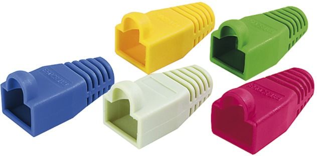 Knickschutz RJ-Typen Rundkabel rt Ø5,5mm Kst