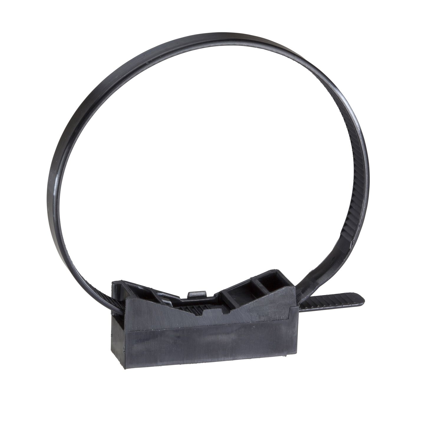 Rohrschelle Ø40-63mm PA geschl Kst Schraubl sw Polyamid (PA)