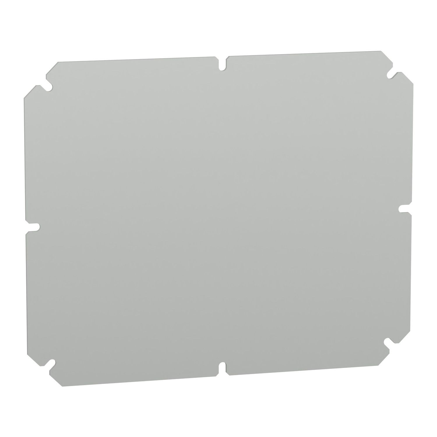 Montageplatte 215x265x2mm Kst