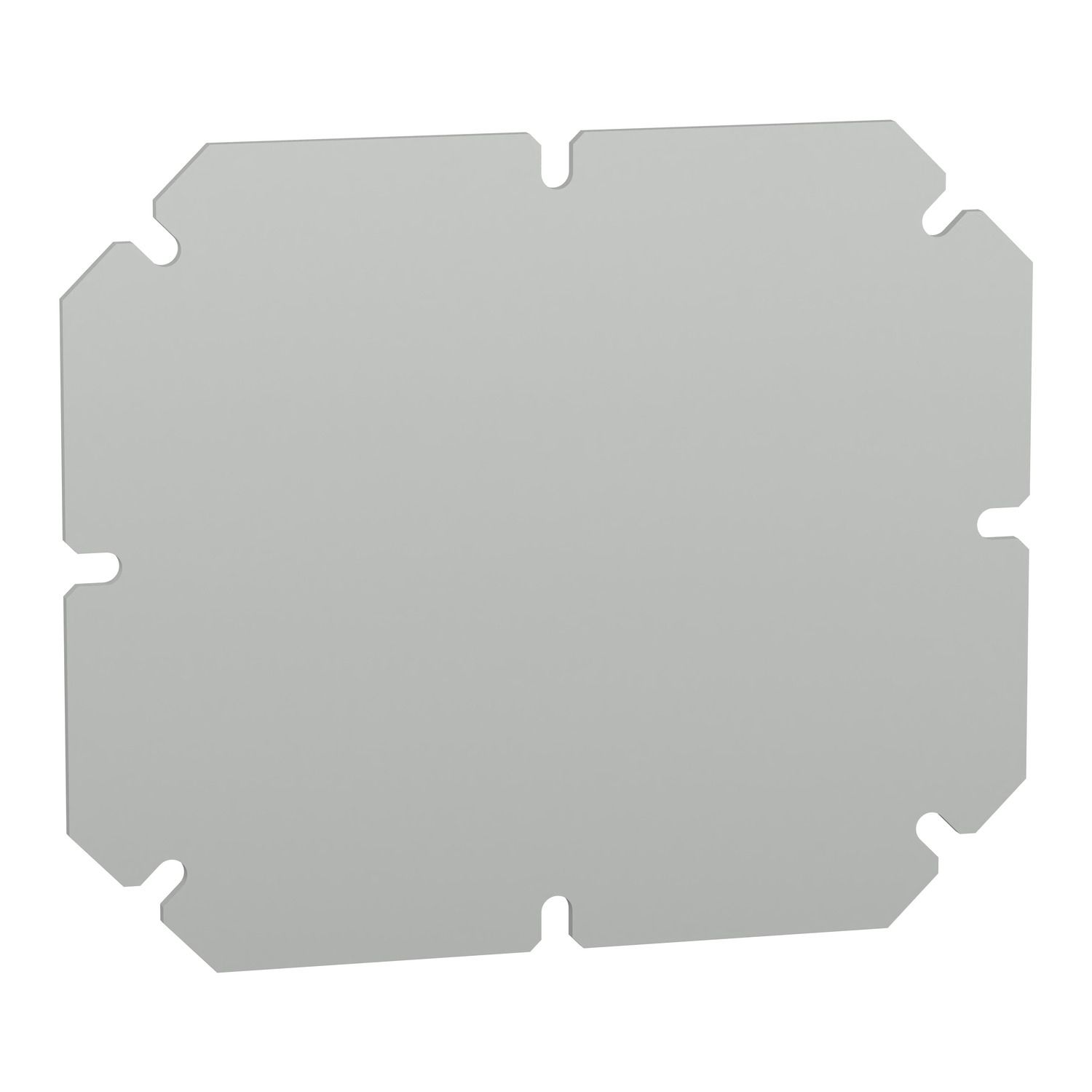 Montageplatte 140x168,5x2mm Kst