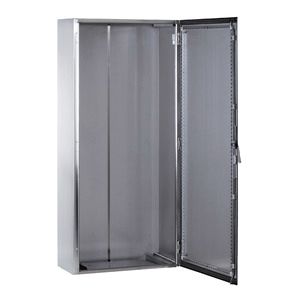 Standschrank VA IP55 B1000xH2000xT400mm m.MPL Scotch Brite