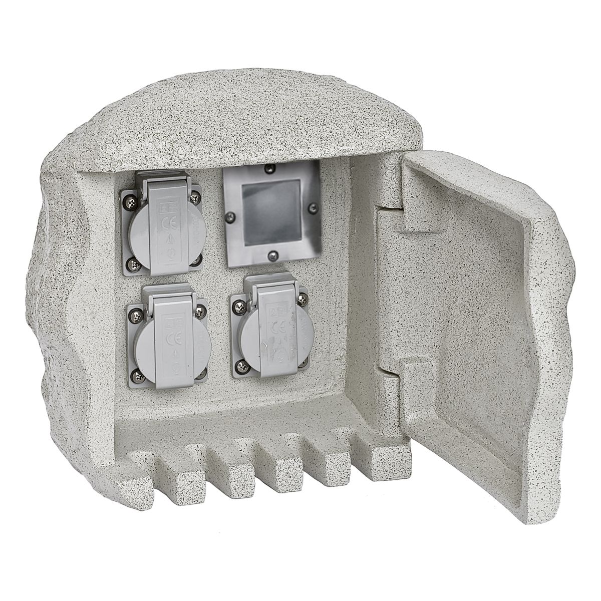 Energiepoller Kst gr IP44 3Steckd