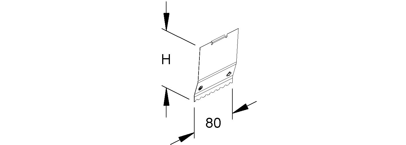Verbinder Kabeltrag ST schraubl.Verb f.Gitterrinne Geeignet für Kabelleiter