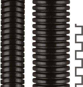 Wellrohr Ø15,8mm PA IP68 ROHRflex ohne Polyamid (PA) sw UV-best 320N -50-100°C