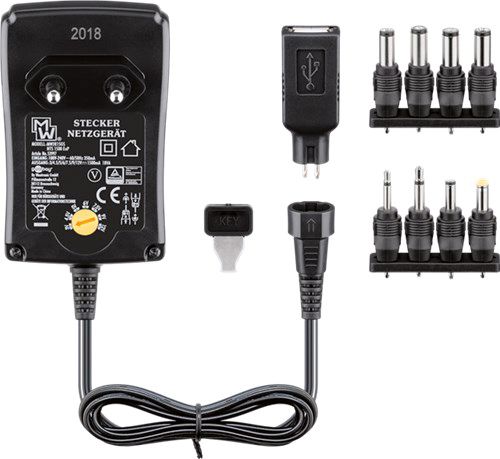 USB-Netzteil USB-A 1500mA 100-240/3-12V