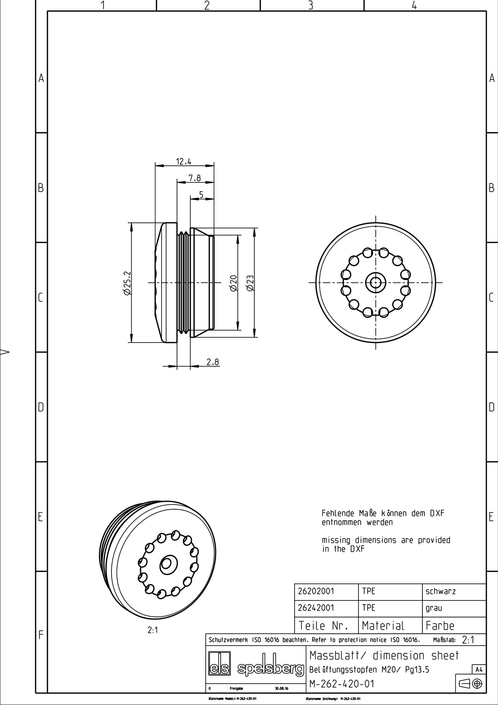 Belüftungsstopfen Zubehör