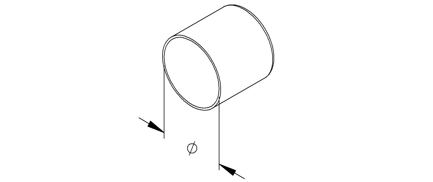 Steckendtülle Kst Ø32mm sw hfr