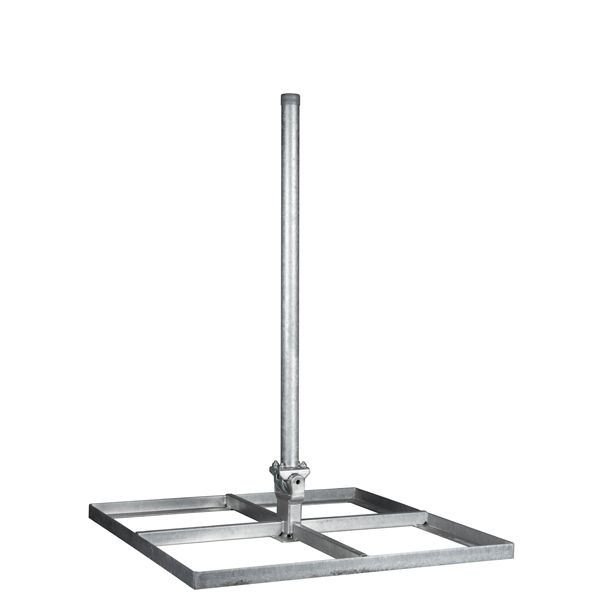 Flachdachständer 1,2m Ø50mm Antennenmast Flachdachständer 1,2m Ø50mm Antennenmast