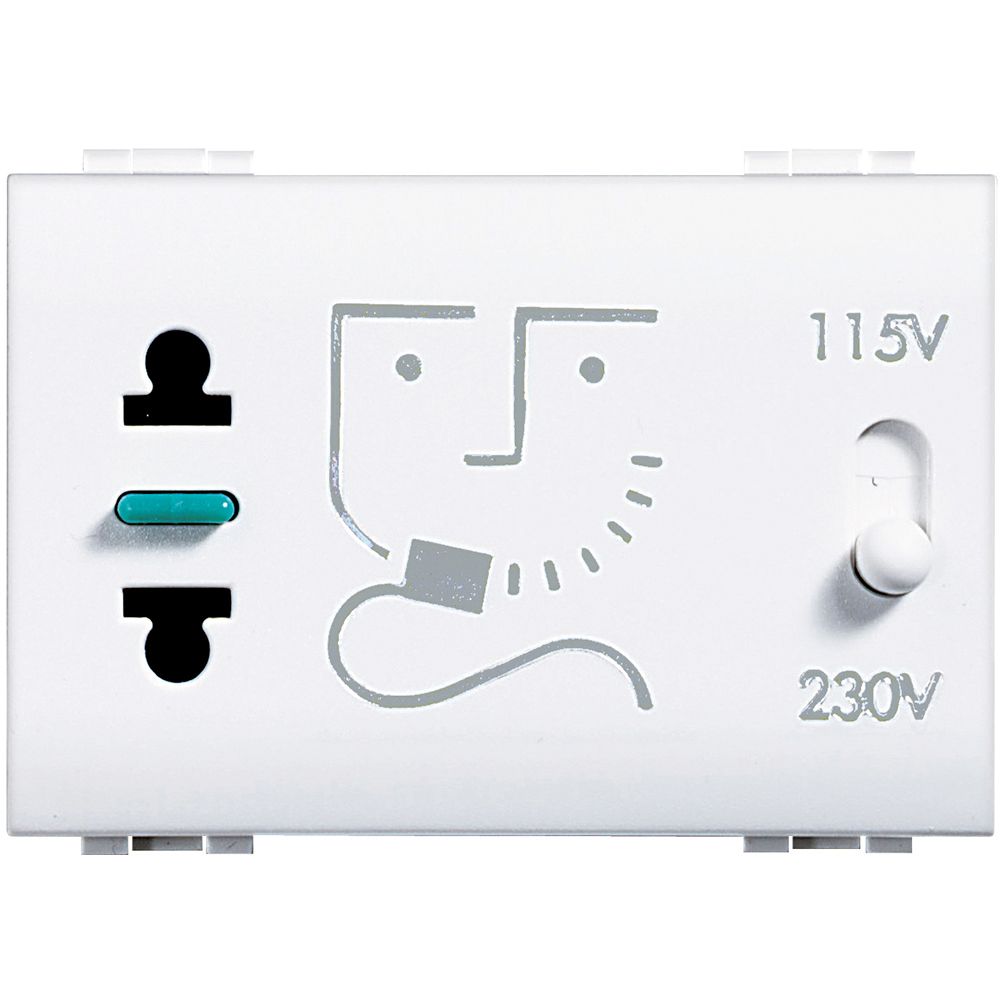 Rasiersteckdose UP ws 115/230V mt