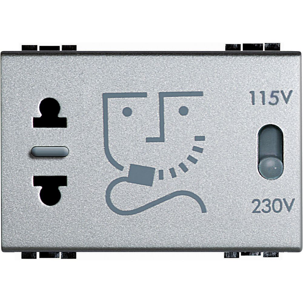 Rasiersteckdose UP gr 115/230V mt
