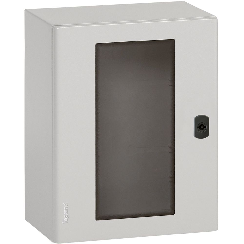 Schaltschrank ST IP66 B400xH500xT200mm m.MPL lack RAL7035 Mit Sichttür