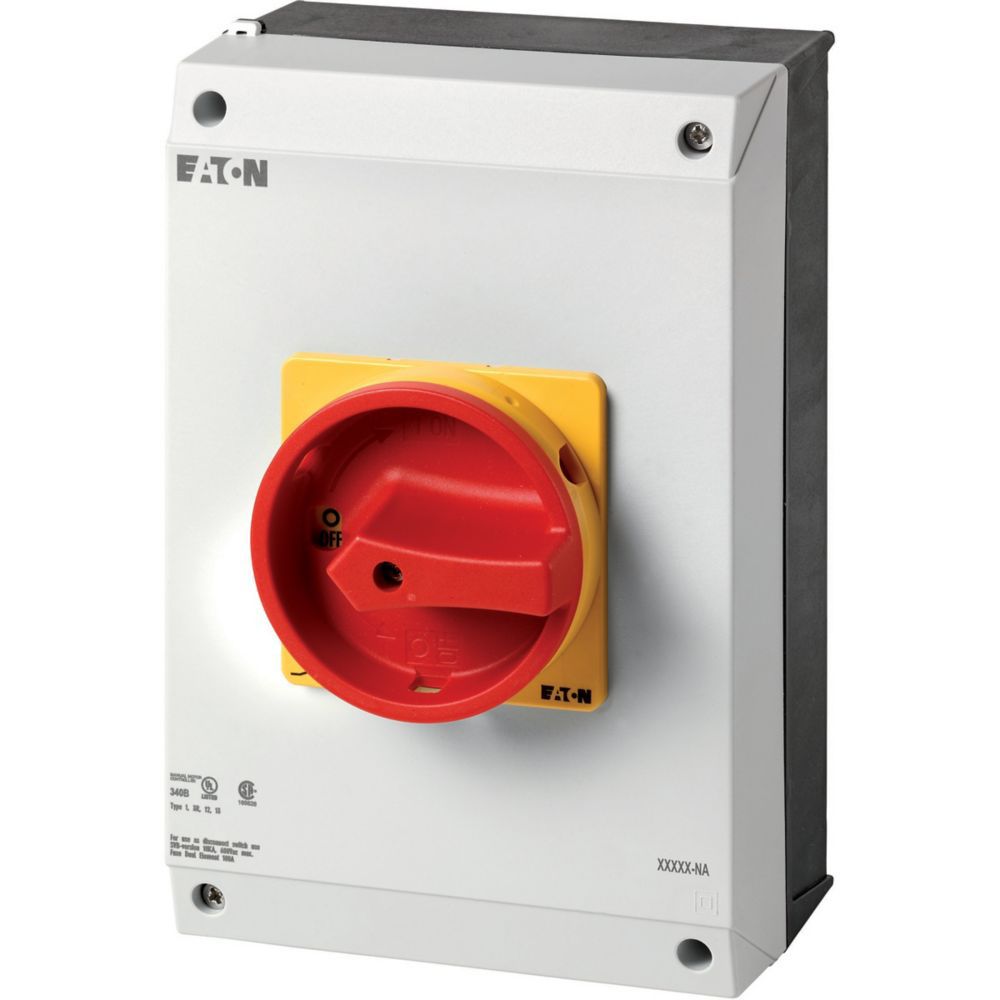 Hauptschalter 63A 4p IP65 m.Geh Wart/Rep Komplettger_im_Geh NOT-AUS 22kW/AC