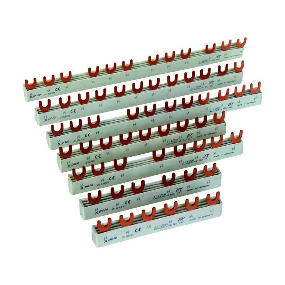 Phasenschiene 4ph 213,6mm 16qmm 80A Gabel Isoliert