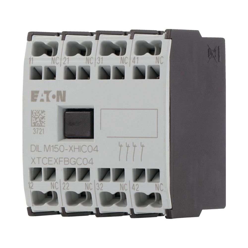 Hilfsschalterblock 4Ö Frontbef 6A/AC Federzug