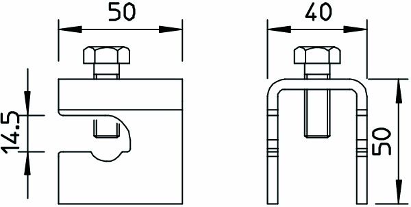 Anschlussklemme ST Ø20-30 8-14mm f/vz