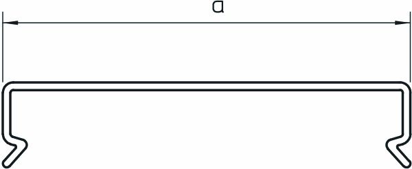Oberteil VD-K stgr 37,5x2000mm