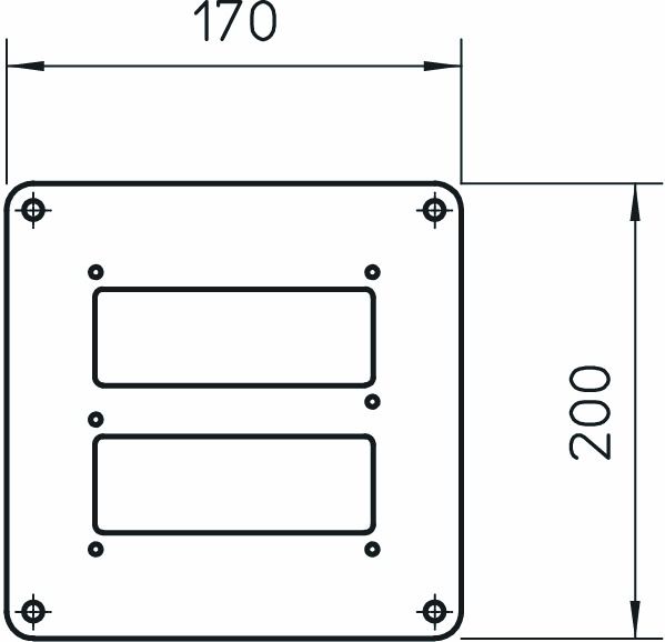 Sockel Installationssäule 30mm ST vz ws/alu weiß/aluminium RAL9006