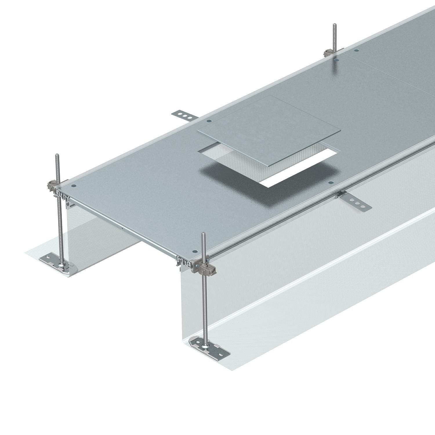 Unterflurkanal offen ST 300x2400mm 40-240mm