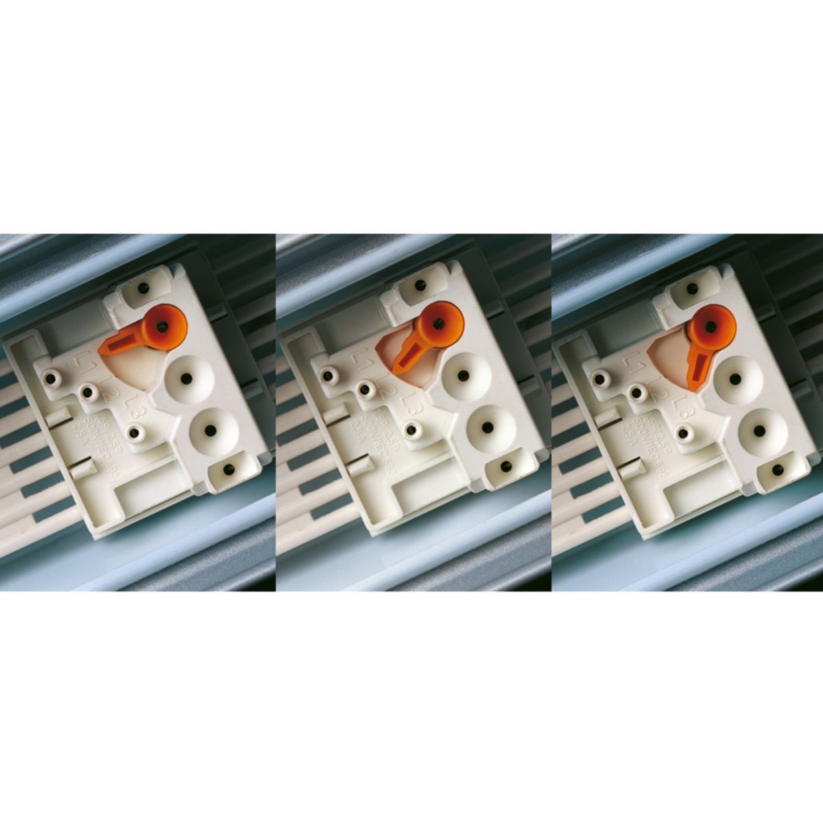 Tragschiene Lichtband 58W Maxos 7x2,5qmm IP20 ws 1-längig L=1530mm