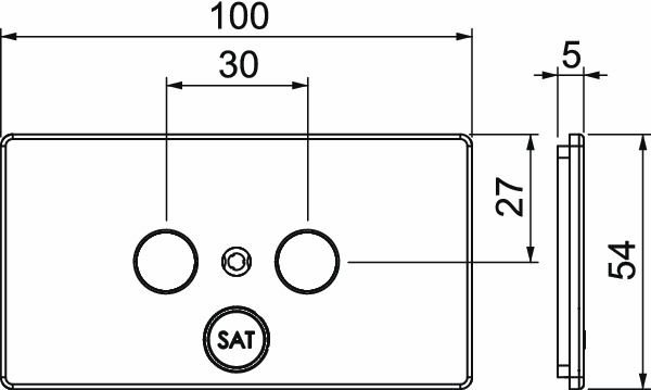 Vollplatte Sat SL cws Schraubbef ohne VP