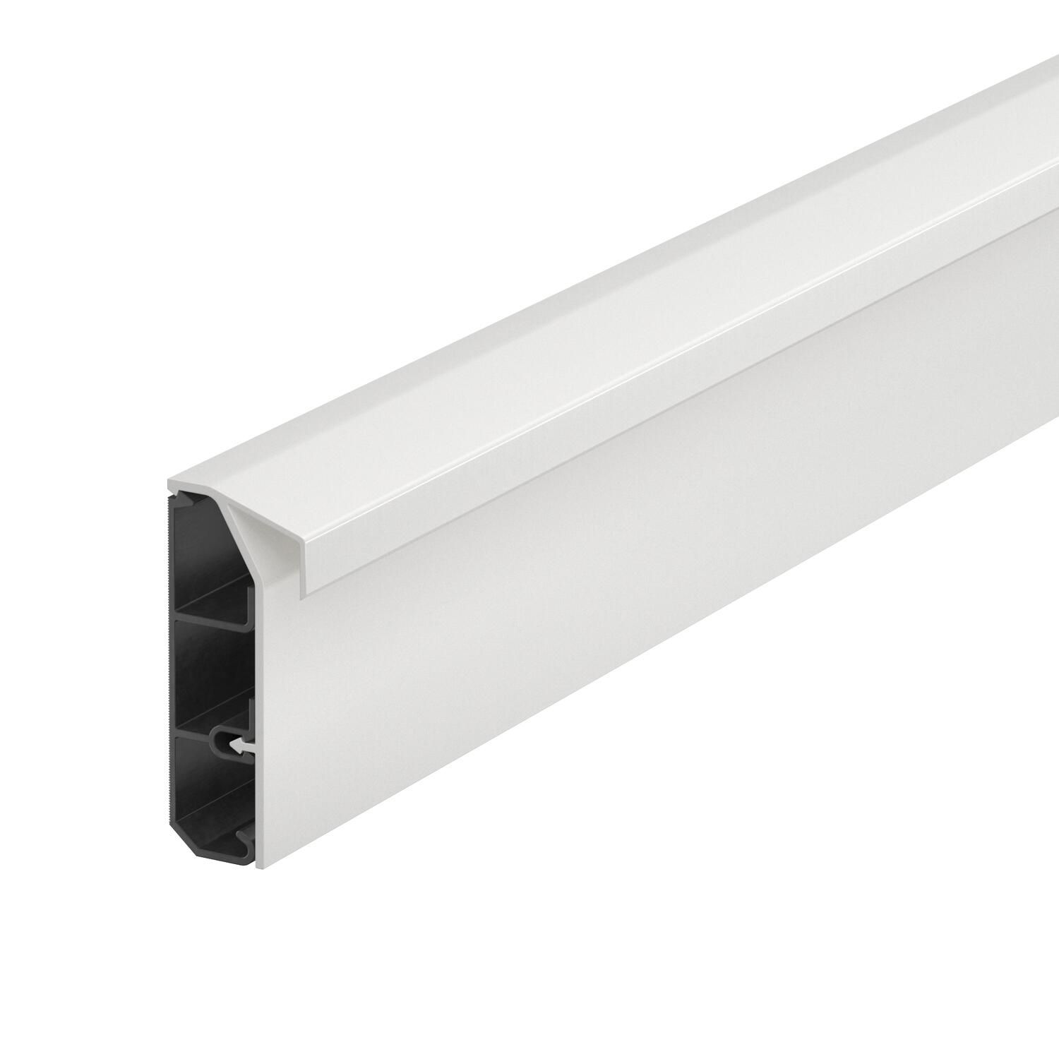 Sockelleistenkanal Kst SL-T 70x20x2000mm ws Mit Teppichleiste 2trennw 820qmm