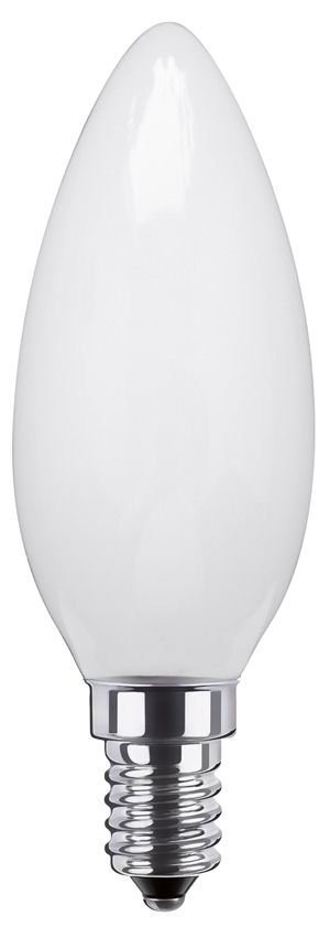 Kerzenlampe 15W mattiert E14 130V Standard farblos