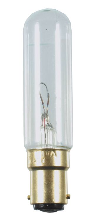 Röhrenlampe 10W kl BA15d 80V Ø20x85mm 130mA