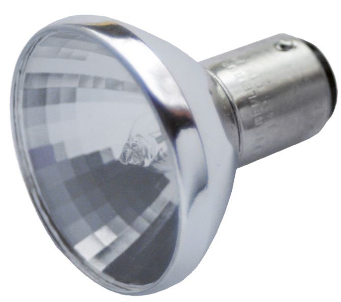 NV-Halogenreflektorlampe 20W BA15d 12V 32° GBF Ø38mm Alu UV 750cd