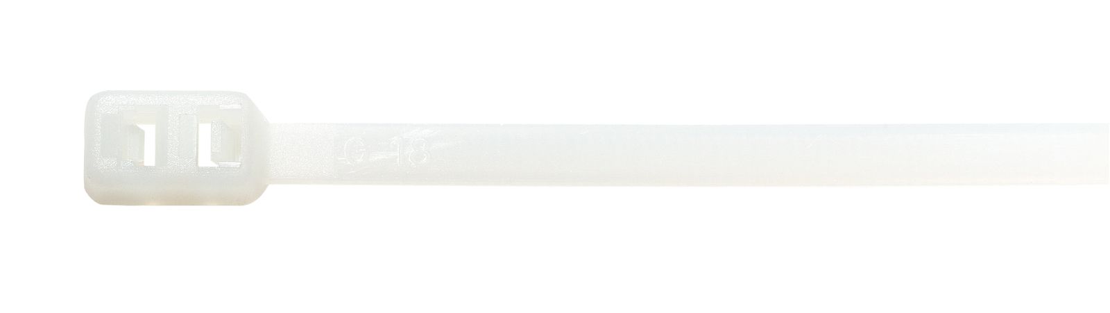 Kabelbinder L200mm natur B4,8mm hfr PA -40-85°C Polyamid (PA) KstZunge/Nase