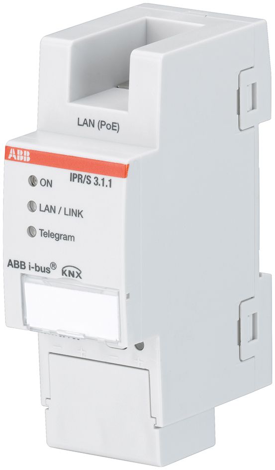 Datenschnittstelle REG 2TE KNX Eth LED m.LED-Anz