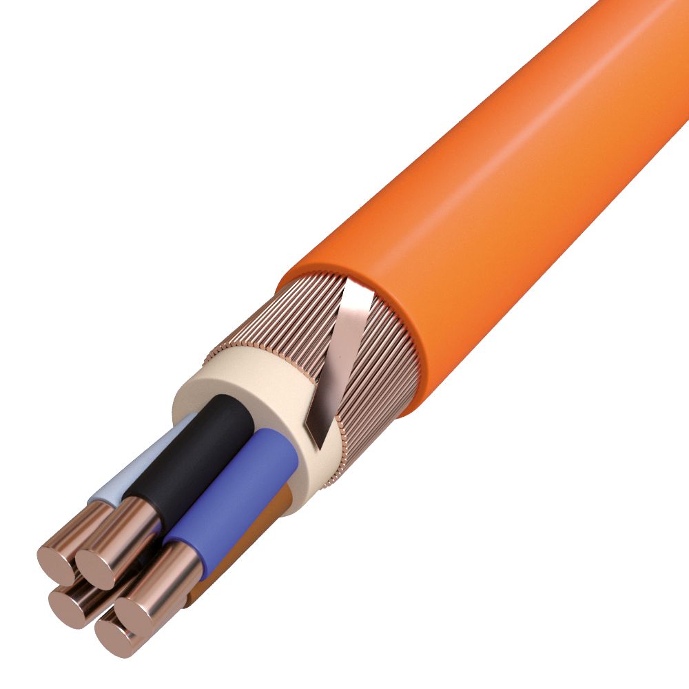 Starkstromkabel hfr E90 NHXCH 5x4qmm RE TRS Halogenfrei nach EN IEC 60754-3 or