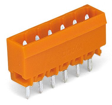 Platinenstecker Stift 6p Serie 231 or 1re 5,08mm Zinn Löt frei