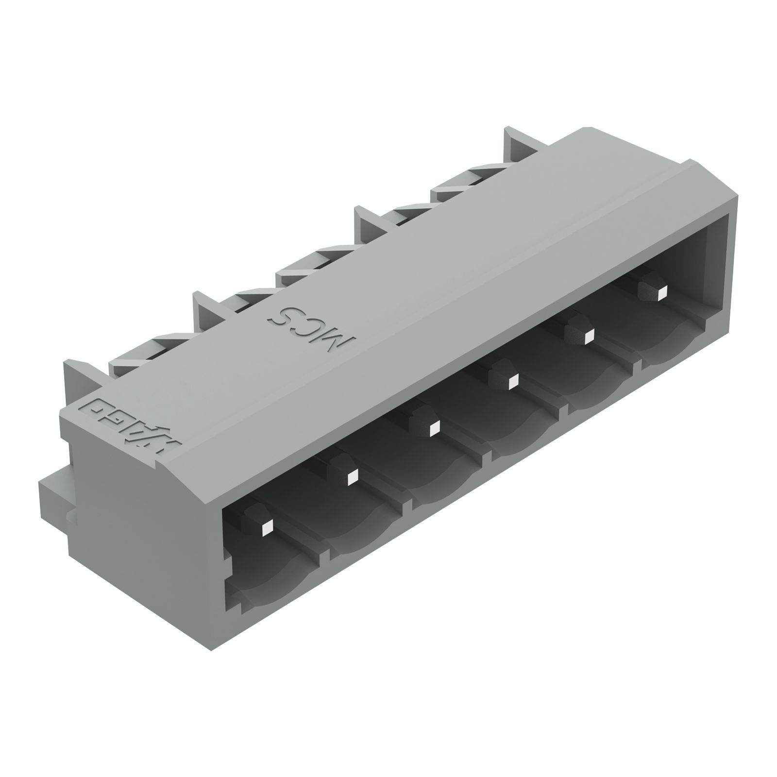 Platinenstecker Stift 6p Serie 231 gr 1re 5mm Zinn Löt frei