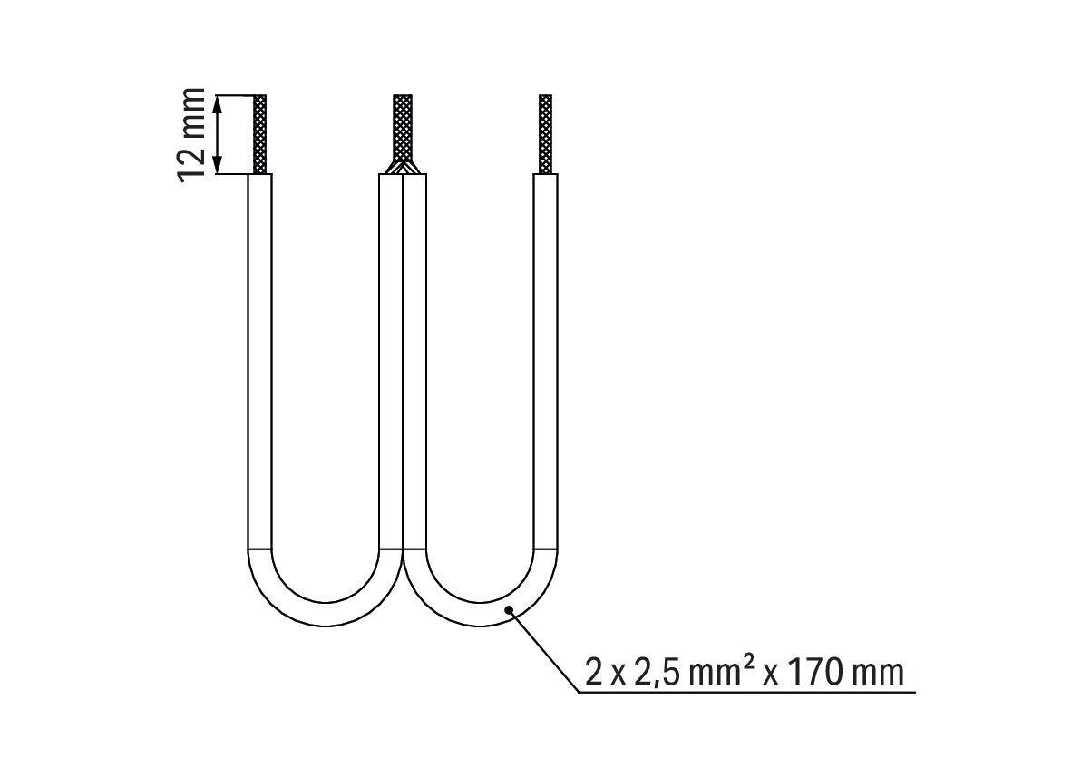 Drahtkettenbrücker 3p sw Serie 709 24A steckb isol m.Berührungss