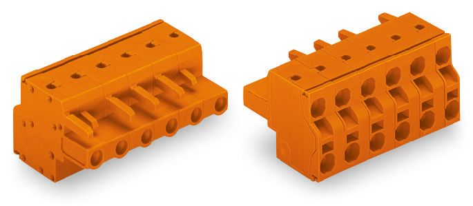 Klemmleiste 10p or Serie 231 16A 7,62mm 0,2-2,5qmm Thermopl Federzugans