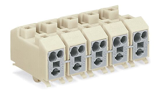 Steckklemme 16f 400V 24A Serie 272 0,5-2,5qmm ws f.Massivleiter