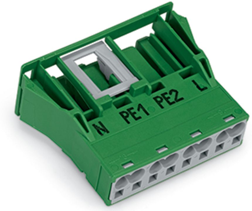 Gerätebuchse 4p ger Serie 770 400V 25A Snap/schraub Federzugans 4qmm hfr