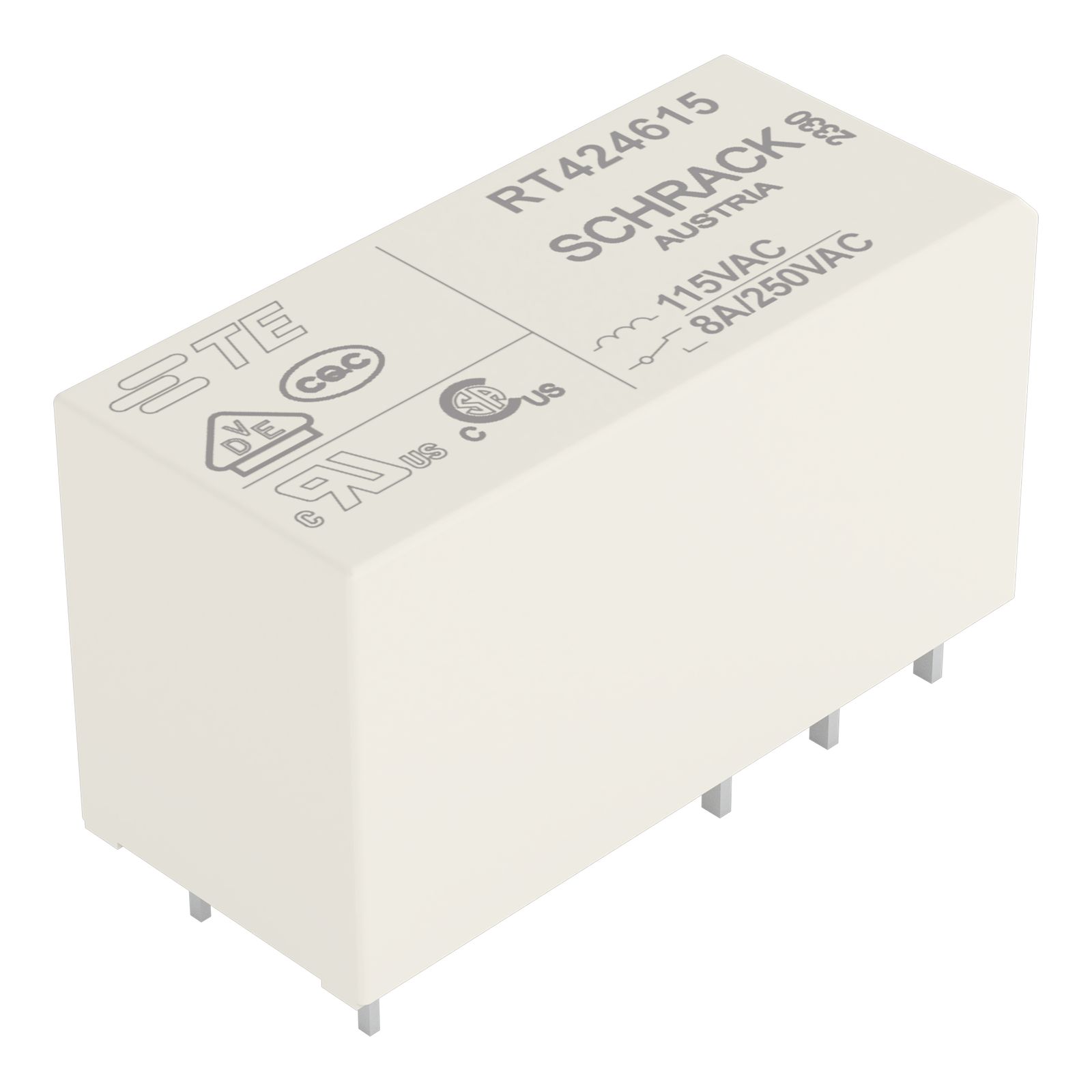 Schaltrelais 115V/AC Serie 788 2W IP40 12,7x15,7x29mm LP