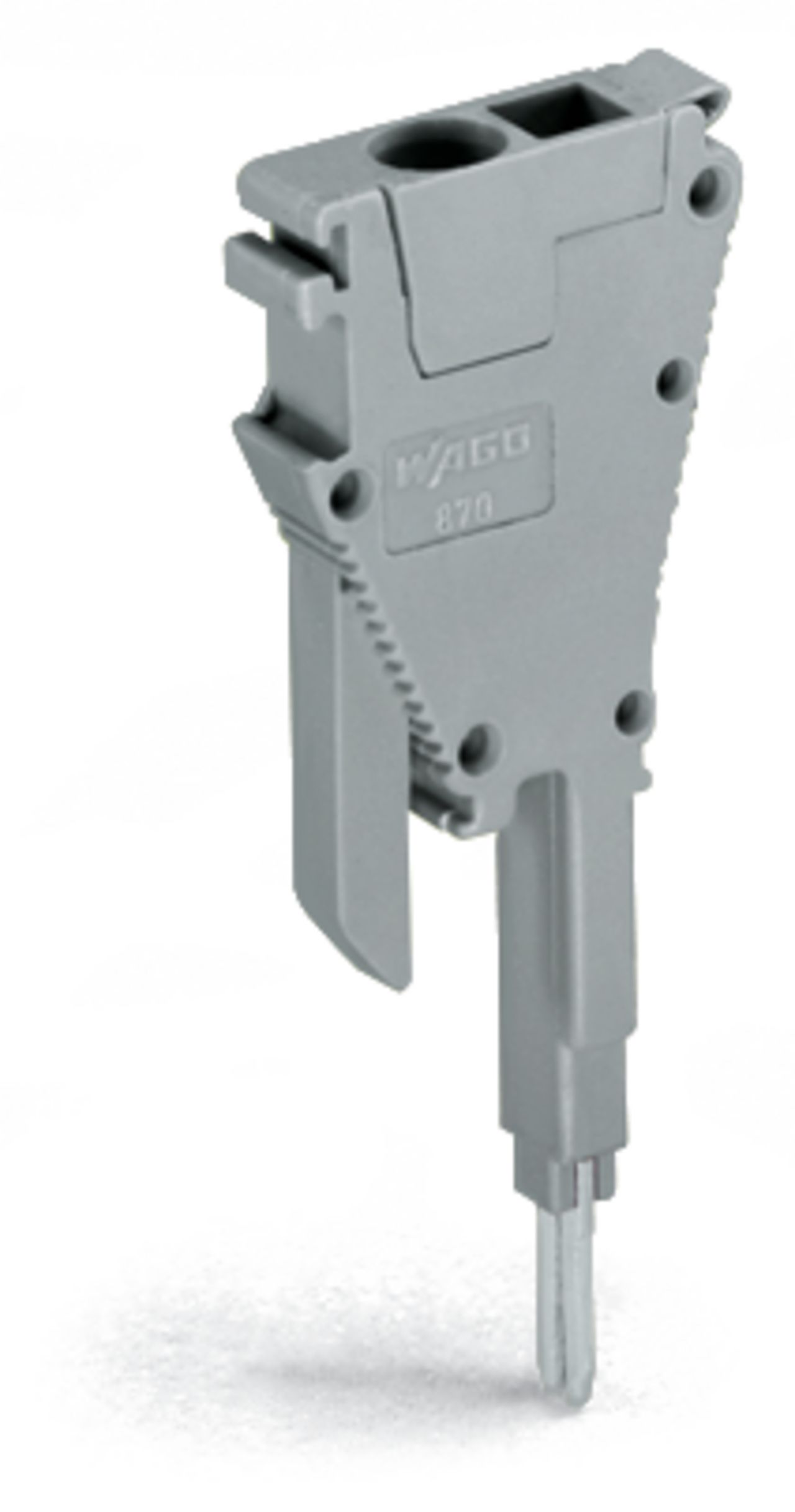 Reihenklemmenverbinder Serie 870 18A 1p 0,25-2,5qmm 1p/ohne PE Federzugans