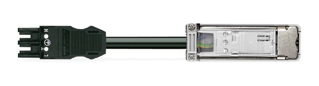 Flachleitungsadapter Serie 896 3p ws Abgriff Federzugans