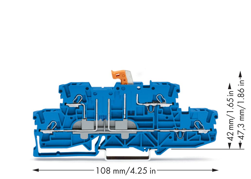 Trennreihenklemme bl Serie 2002 2Etagen 0,25-4qmm 16A APL_erf.
