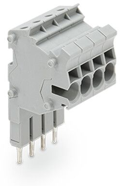 Reihenklemmenverbinder Serie 2002 4p 0,25-4qmm 24A 4p/ohne PE Federzugans