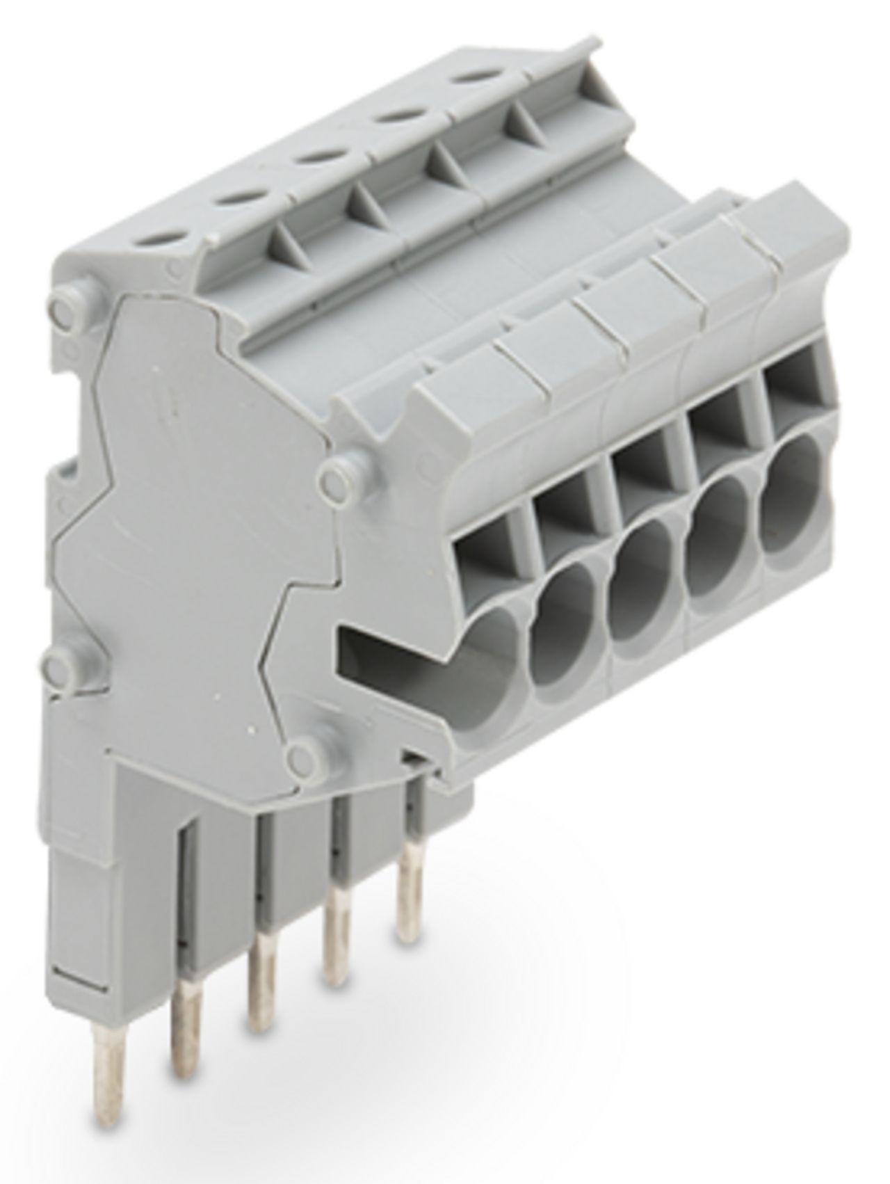 Reihenklemmenverbinder Serie 2002 5p 0,25-4qmm 24A 5p/ohne PE Federzugans
