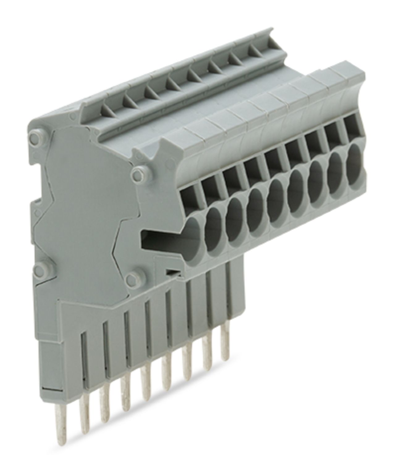 Reihenklemmenverbinder Serie 2002 9p 0,25-4qmm 24A 9p/ohne PE Federzugans