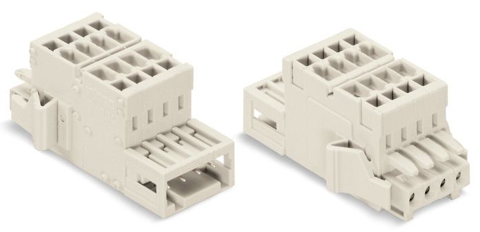 Klemmleiste 8p lgr Serie 734 10A 3,5mm 0,08-1,5qmm Thermopl Federzugans