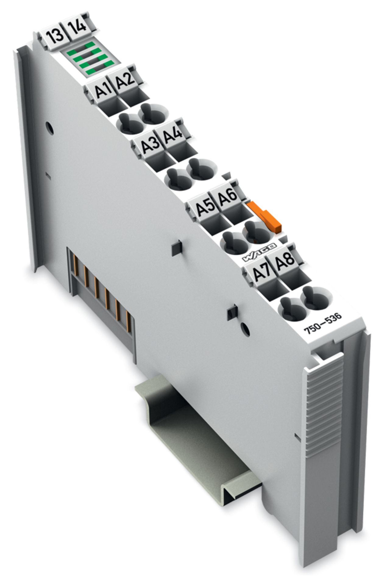 Digital I/O-Modul DC Serie 750 18-31,2V 8Ausg Federzugans
