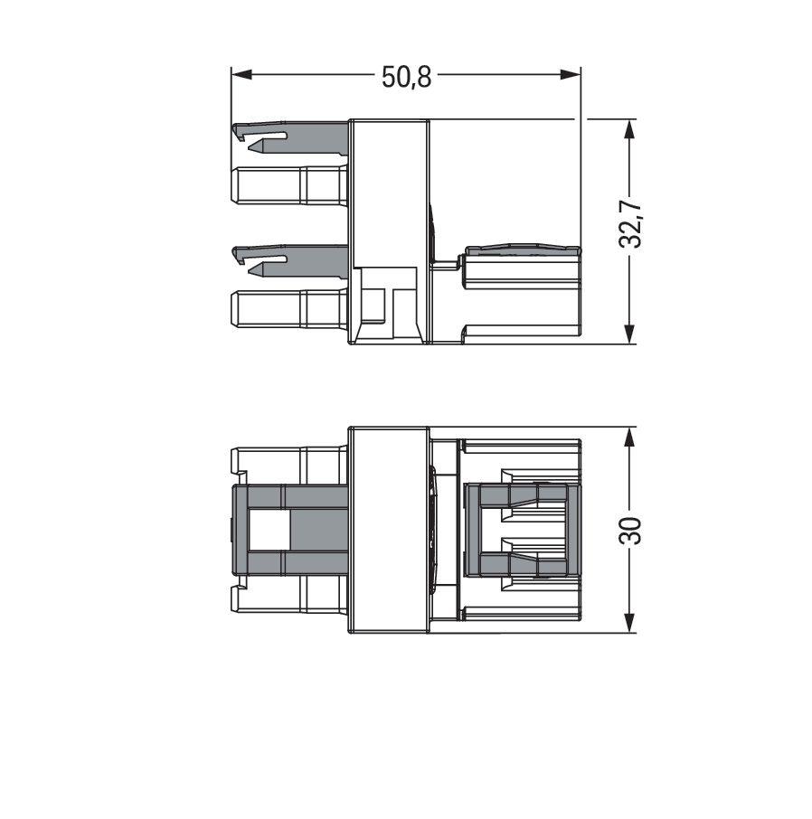 H-Verteiler PA Serie 770 3Eing 3p 6Ausg Polyamid (PA) 250V 25A IP20 hfr 85°C